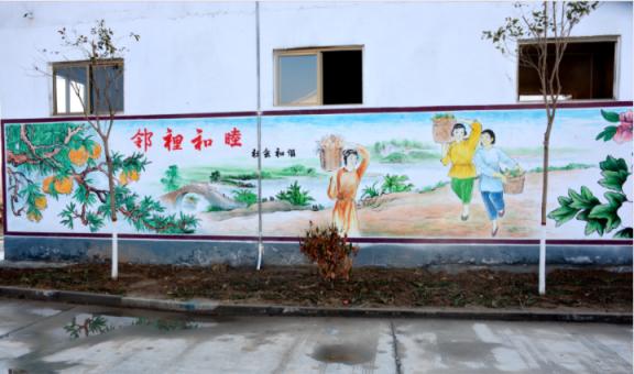 淮安乡镇文化墙 乡风文明焕发新活力