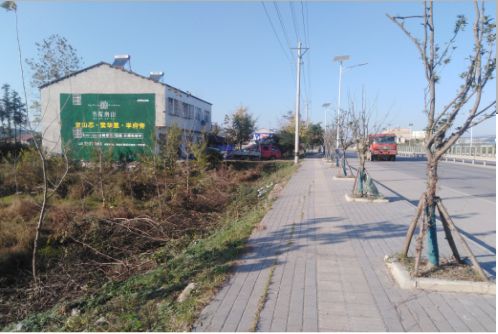 淮安书山南院墙体广告